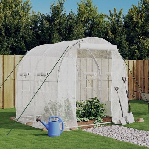 vidaXL 4m² Greenhouse - Durable Steel Frame for Hobby Gardening Enthusiasts - plants - express.com