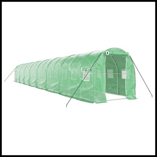 vidaXL 4m² Greenhouse - Durable Steel Frame for Hobby Gardening Enthusiasts - plants - express.com