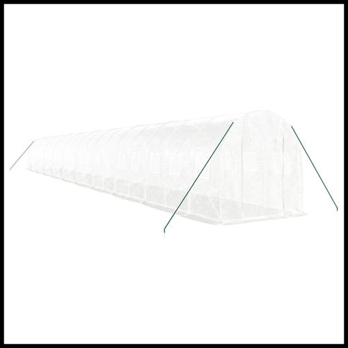 vidaXL 4m² Greenhouse - Durable Steel Frame for Hobby Gardening Enthusiasts - plants - express.com