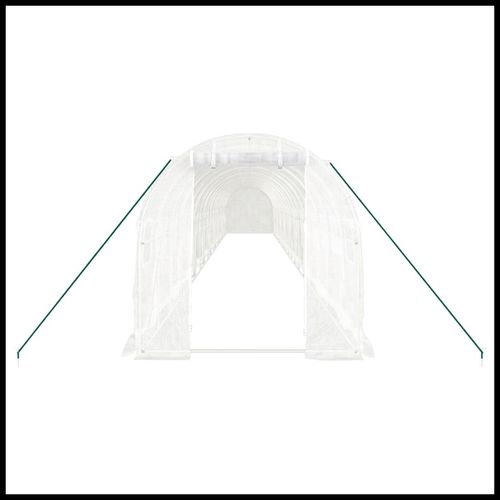 vidaXL 4m² Greenhouse - Durable Steel Frame for Hobby Gardening Enthusiasts - plants - express.com