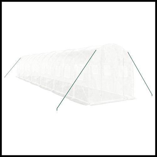 vidaXL 4m² Greenhouse - Durable Steel Frame for Hobby Gardening Enthusiasts - plants - express.com