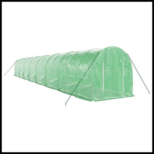 vidaXL 4m² Greenhouse - Durable Steel Frame for Hobby Gardening Enthusiasts - plants - express.com