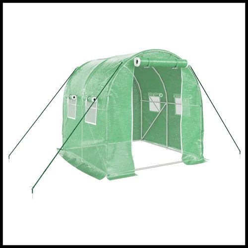 vidaXL 4m² Greenhouse - Durable Steel Frame for Hobby Gardening Enthusiasts - plants - express.com