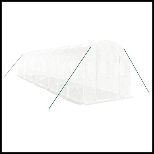 vidaXL 4m² Greenhouse - Durable Steel Frame for Hobby Gardening Enthusiasts - plants - express.com