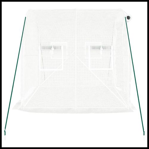 vidaXL 4m² Greenhouse - Durable Steel Frame for Hobby Gardening Enthusiasts - plants - express.com