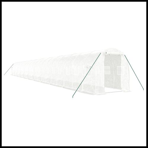vidaXL 4m² Greenhouse - Durable Steel Frame for Hobby Gardening Enthusiasts - plants - express.com