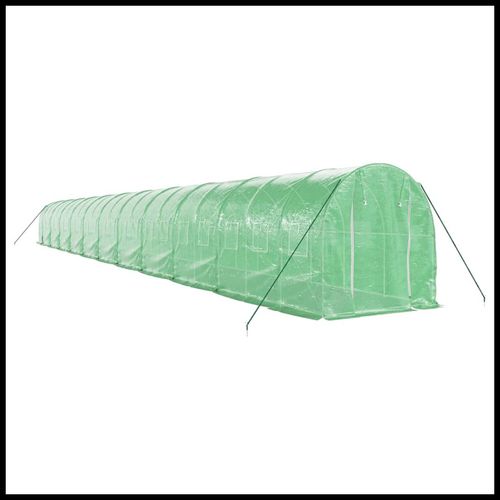 vidaXL 4m² Greenhouse - Durable Steel Frame for Hobby Gardening Enthusiasts - plants - express.com
