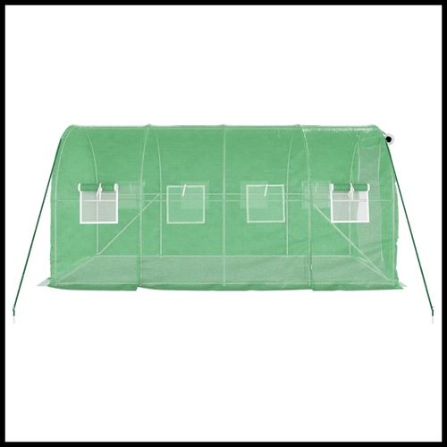vidaXL 4m² Greenhouse - Durable Steel Frame for Hobby Gardening Enthusiasts - plants - express.com