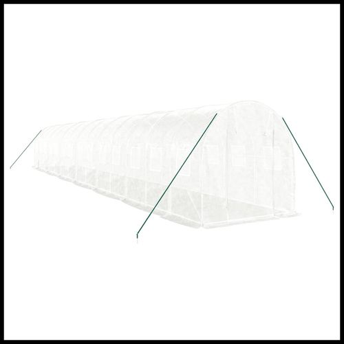 vidaXL 4m² Greenhouse - Durable Steel Frame for Hobby Gardening Enthusiasts - plants - express.com