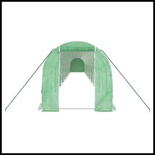 vidaXL 4m² Greenhouse - Durable Steel Frame for Hobby Gardening Enthusiasts - plants - express.com