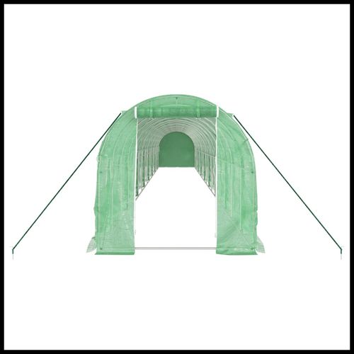 vidaXL 4m² Greenhouse - Durable Steel Frame for Hobby Gardening Enthusiasts - plants - express.com