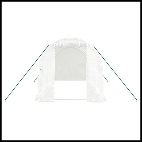 vidaXL 4m² Greenhouse - Durable Steel Frame for Hobby Gardening Enthusiasts - plants - express.com
