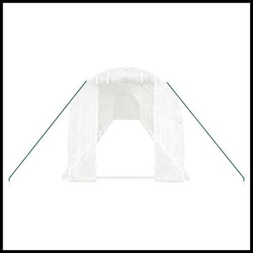 vidaXL 4m² Greenhouse - Durable Steel Frame for Hobby Gardening Enthusiasts - plants - express.com
