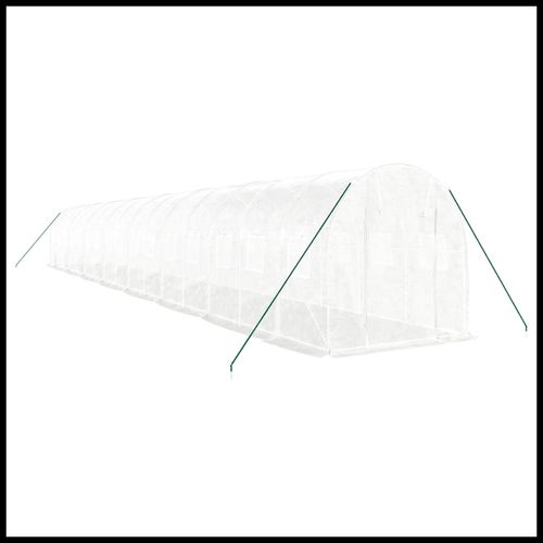 vidaXL 4m² Greenhouse - Durable Steel Frame for Hobby Gardening Enthusiasts - plants - express.com