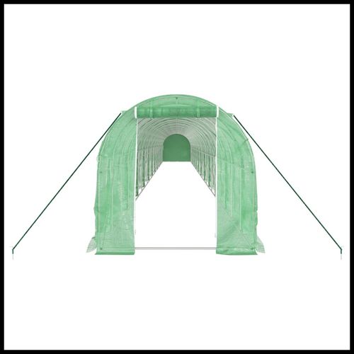 vidaXL 4m² Greenhouse - Durable Steel Frame for Hobby Gardening Enthusiasts - plants - express.com