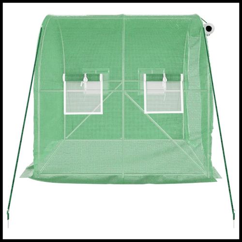 vidaXL 4m² Greenhouse - Durable Steel Frame for Hobby Gardening Enthusiasts - plants - express.com