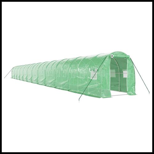 vidaXL 4m² Greenhouse - Durable Steel Frame for Hobby Gardening Enthusiasts - plants - express.com