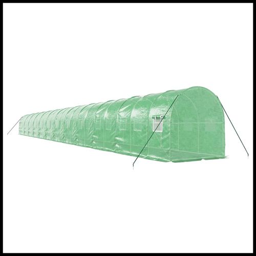 vidaXL 4m² Greenhouse - Durable Steel Frame for Hobby Gardening Enthusiasts - plants - express.com