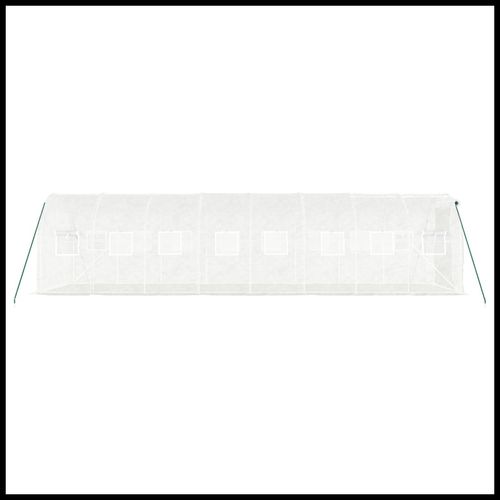 vidaXL 4m² Greenhouse - Durable Steel Frame for Hobby Gardening Enthusiasts - plants - express.com