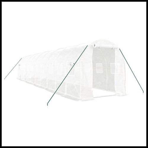 vidaXL 4m² Greenhouse - Durable Steel Frame for Hobby Gardening Enthusiasts - plants - express.com