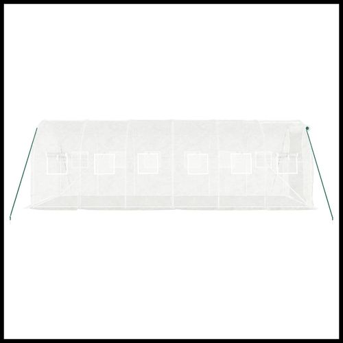 vidaXL 4m² Greenhouse - Durable Steel Frame for Hobby Gardening Enthusiasts - plants - express.com