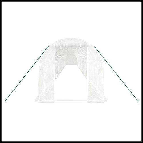 vidaXL 4m² Greenhouse - Durable Steel Frame for Hobby Gardening Enthusiasts - plants - express.com