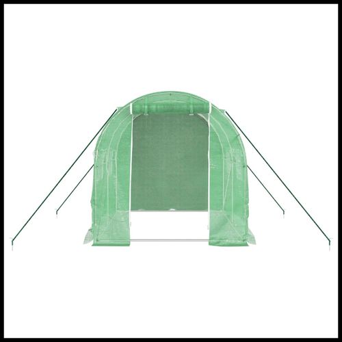 vidaXL 4m² Greenhouse - Durable Steel Frame for Hobby Gardening Enthusiasts - plants - express.com