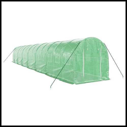 vidaXL 4m² Greenhouse - Durable Steel Frame for Hobby Gardening Enthusiasts - plants - express.com