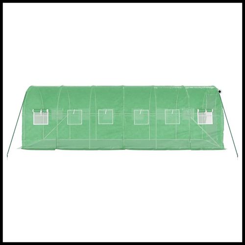 vidaXL 4m² Greenhouse - Durable Steel Frame for Hobby Gardening Enthusiasts - plants - express.com