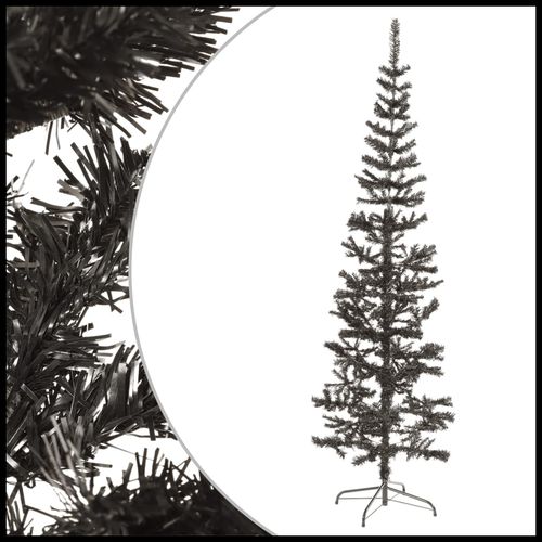 vidaXL Elegant Slim White Christmas Tree - 120 cm of Holiday Charm - plants - express.com