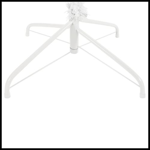 vidaXL Elegant Slim White Christmas Tree - 120 cm of Holiday Charm - plants - express.com