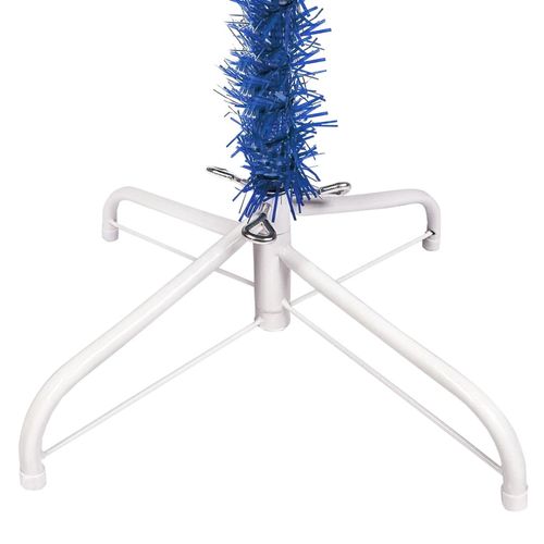 vidaXL Elegant Slim White Christmas Tree - 120 cm of Holiday Charm - plants - express.com