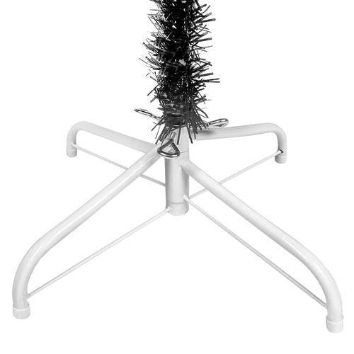 vidaXL Elegant Slim White Christmas Tree - 120 cm of Holiday Charm - plants - express.com