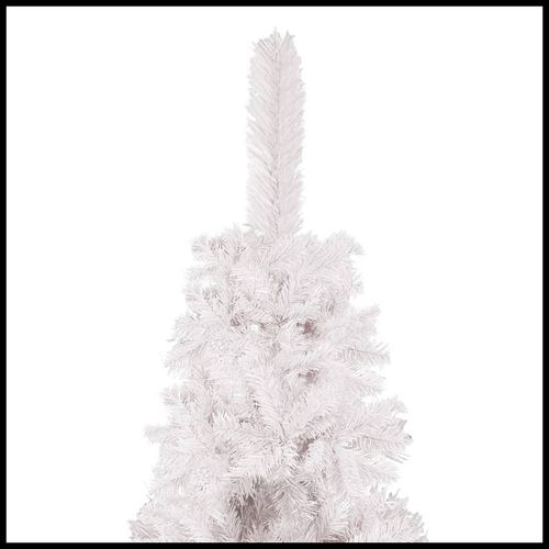 vidaXL Elegant Slim White Christmas Tree - 120 cm of Holiday Charm - plants - express.com