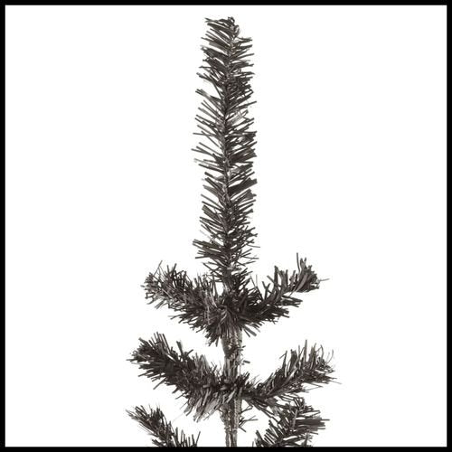 vidaXL Elegant Slim White Christmas Tree - 120 cm of Holiday Charm - plants - express.com