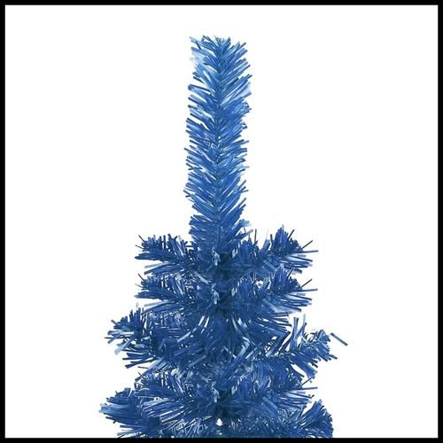 vidaXL Elegant Slim White Christmas Tree - 120 cm of Holiday Charm - plants - express.com