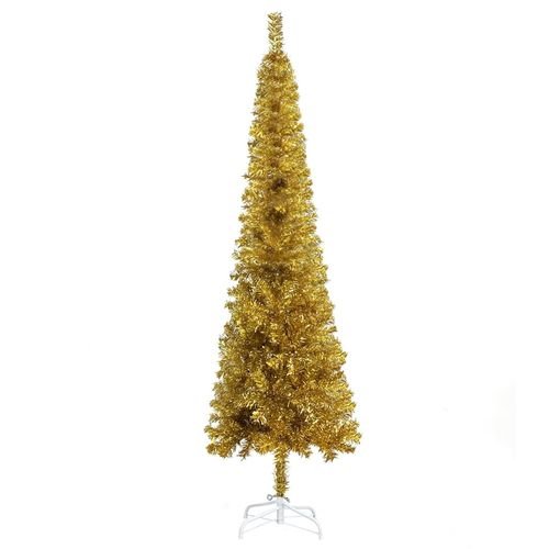 vidaXL Elegant Slim White Christmas Tree - 120 cm of Holiday Charm - plants - express.com