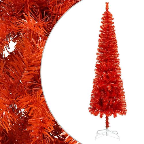 vidaXL Elegant Slim White Christmas Tree - 120 cm of Holiday Charm - plants - express.com