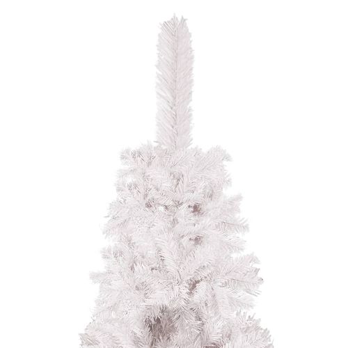 vidaXL Elegant Slim White Christmas Tree - 120 cm of Holiday Charm - plants - express.com