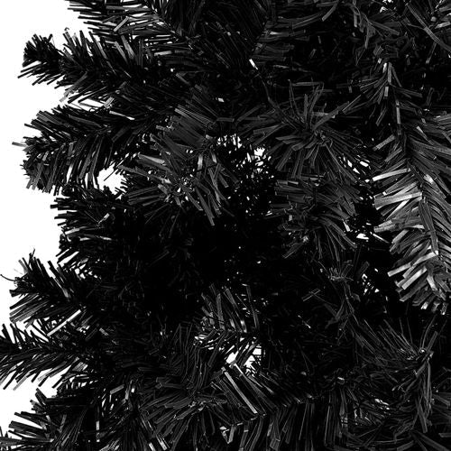 vidaXL Elegant Slim White Christmas Tree - 120 cm of Holiday Charm - plants - express.com