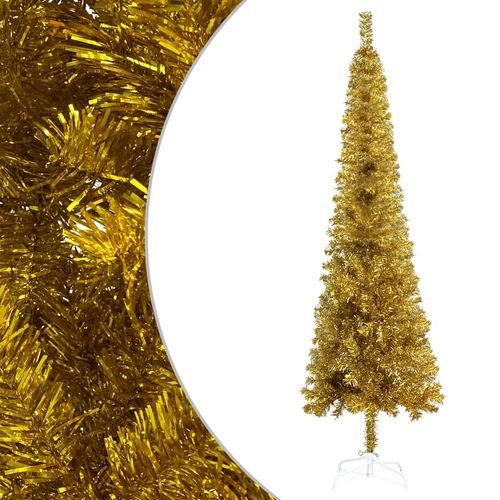 vidaXL Elegant Slim White Christmas Tree - 120 cm of Holiday Charm - plants - express.com