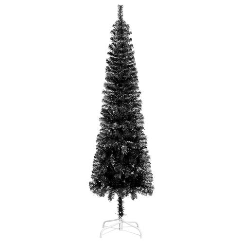 vidaXL Elegant Slim White Christmas Tree - 120 cm of Holiday Charm - plants - express.com
