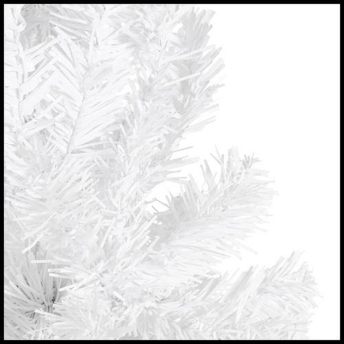 vidaXL Elegant Slim White Christmas Tree - 120 cm of Holiday Charm - plants - express.com