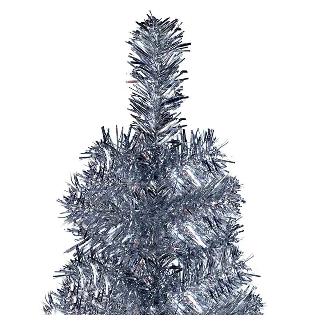 vidaXL Elegant Slim White Christmas Tree - 120 cm of Holiday Charm - plants - express.com