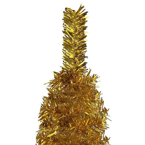 vidaXL Elegant Slim White Christmas Tree - 120 cm of Holiday Charm - plants - express.com