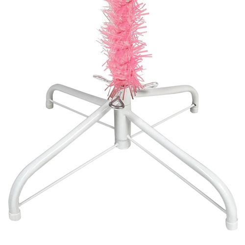 vidaXL Elegant Slim White Christmas Tree - 120 cm of Holiday Charm - plants - express.com