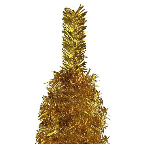 vidaXL Elegant Slim White Christmas Tree - 120 cm of Holiday Charm - plants - express.com
