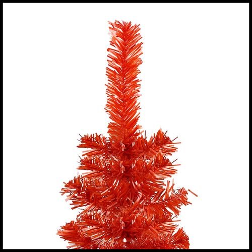 vidaXL Elegant Slim White Christmas Tree - 120 cm of Holiday Charm - plants - express.com