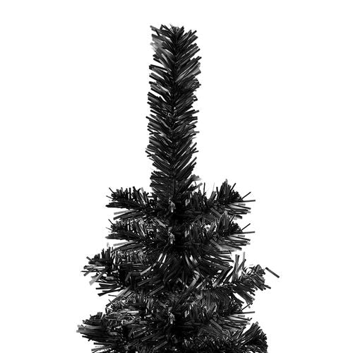 vidaXL Elegant Slim White Christmas Tree - 120 cm of Holiday Charm - plants - express.com