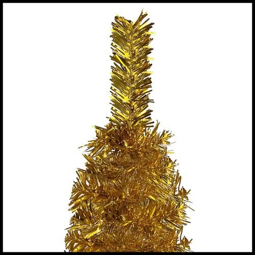 vidaXL Elegant Slim White Christmas Tree - 120 cm of Holiday Charm - plants - express.com